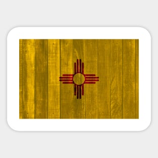 Flag of New Mexico - Wood Sticker